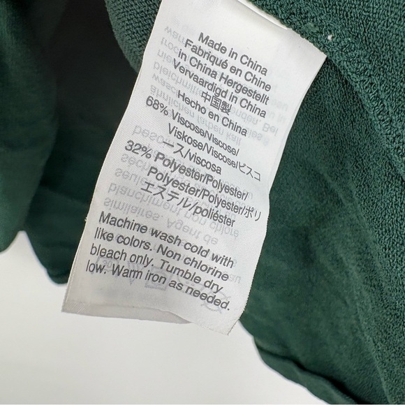 J. Crew 365 Knit Swing Mini Skirt Forest Green J7250 Medium - Picture 4 of 7